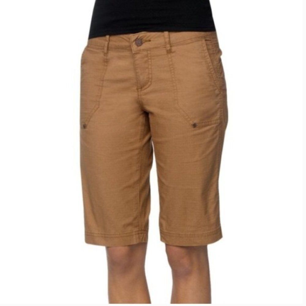 Prana Larissa Knicker Bermuda Tan Shorts Size 2
